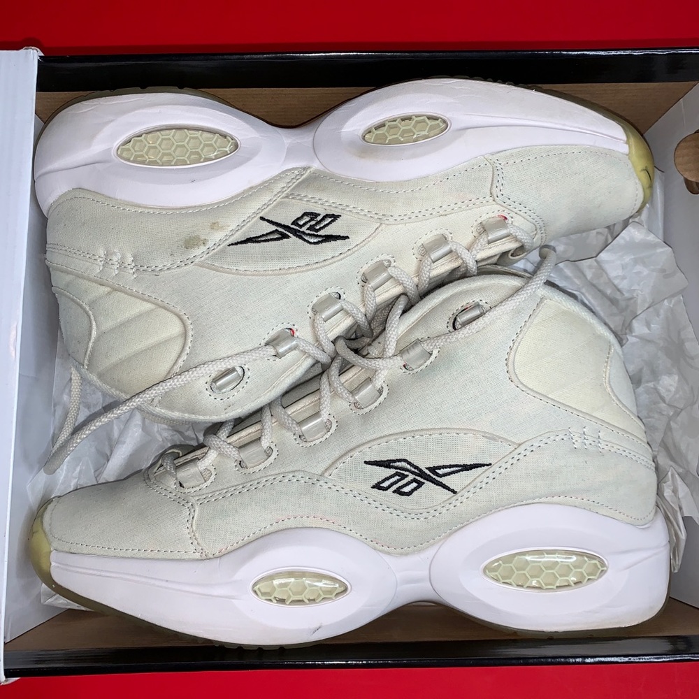 Reebok Allen Iverson Shoes Mens 11 Question Boktober FZ1357 Basketball Halloween